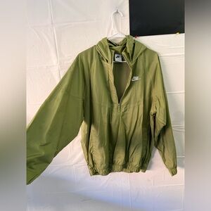 Nike windbreaker green small oversized